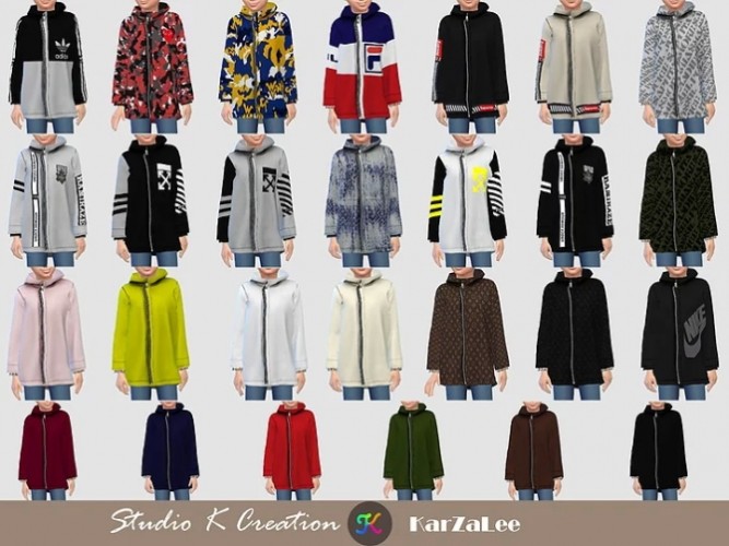 Giruto 68 hoodie coat for child at Studio K-Creation » Sims 4 Updates