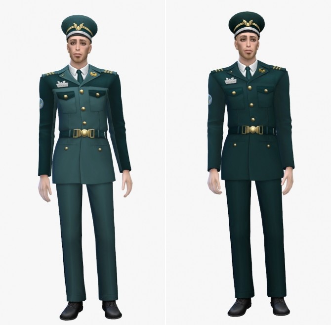 Sims 4 GP07 Strangerville Military Uniform at EFFIE