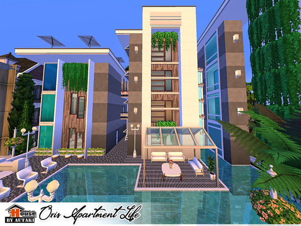 Sims 4 Oxis Apartment Life by autaki at TSR