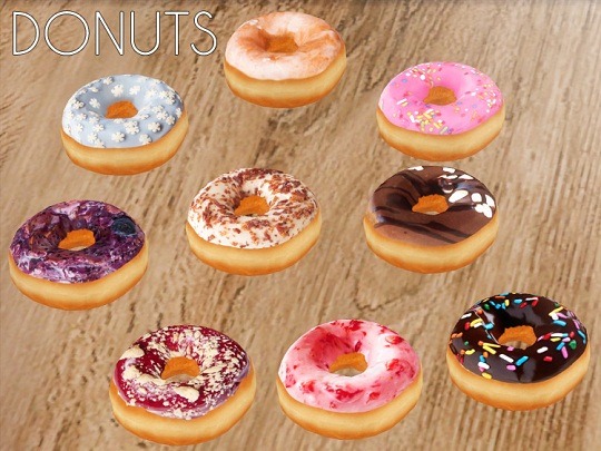 Sims 4 PATISSERIE WEEK: Donuts at Descargas Sims