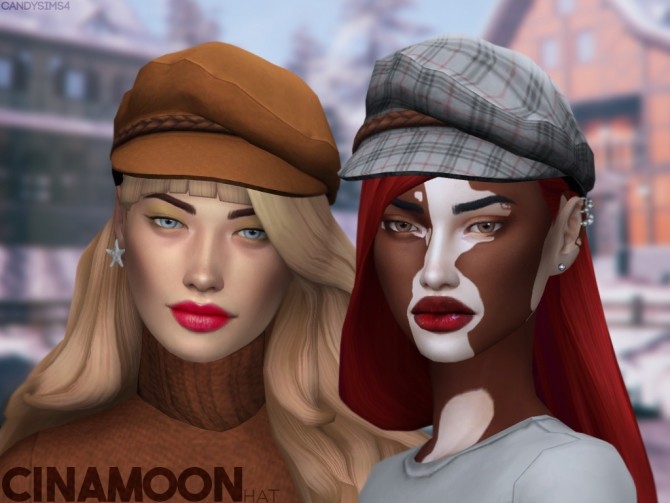 Sims 4 CINAMOON HAT at Candy Sims 4