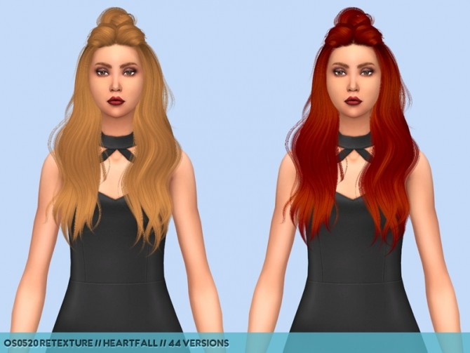 Sims 4 More hair retextures at Heartfall