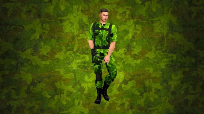 Sims 4 Camo CAS Background at Katverse
