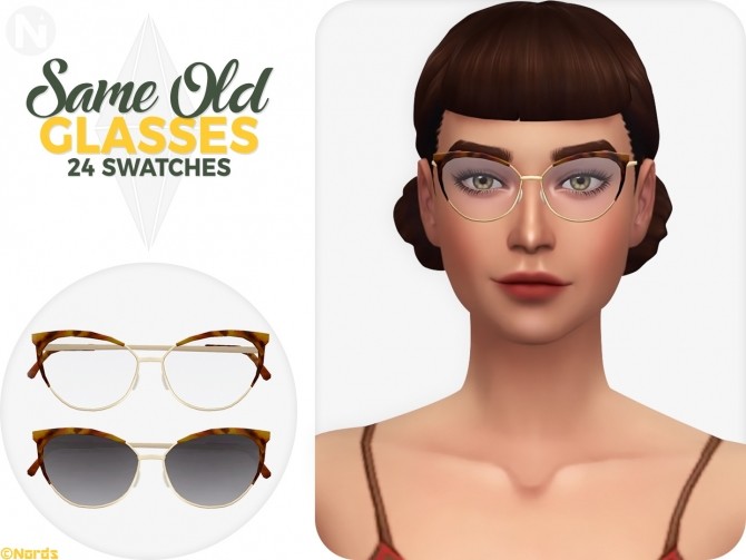 Sims 4 Same Old Glasses at Nords Sims