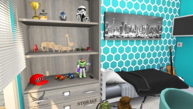 Sims 4 Boys Room Beach House at MODELSIMS4