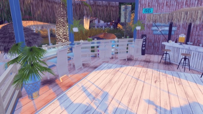 Sims 4 Bon Voyage small beach bar at Simming With Mary