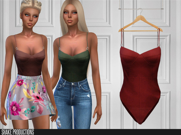 Sims 4 228 Bodysuit by ShakeProductions at TSR