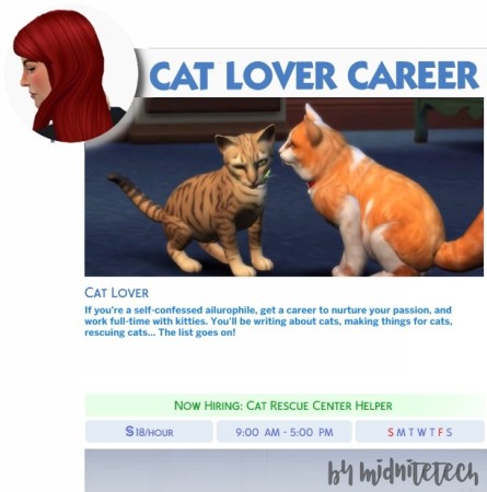 CAT LOVER CAREER at MIDNITETECH’S SIMBLR