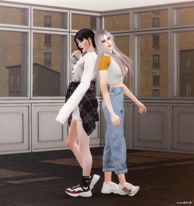 Sims 4 Rhyton sneakers at MMSIMS