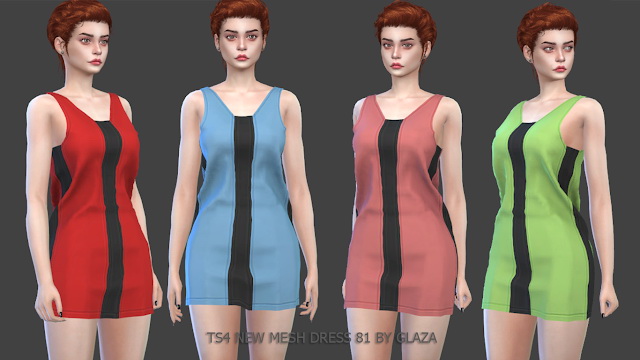 Sims 4 Dress 81 at All by Glaza