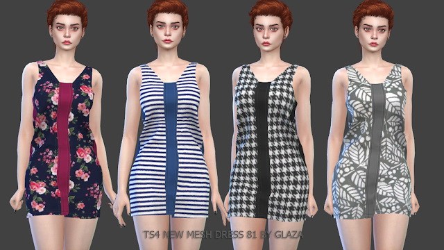 Sims 4 Dress 81 at All by Glaza