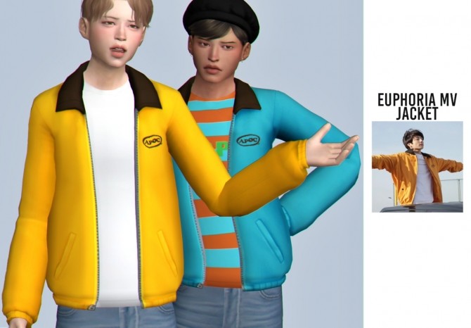 Sims 4 Euphoria jacket at Casteru