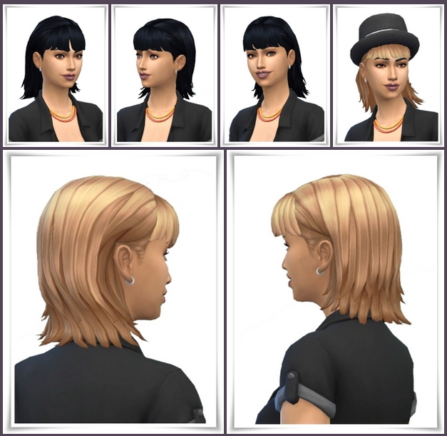Maxis Match Sims 4 Cc Hair With Bangs Vsasteam