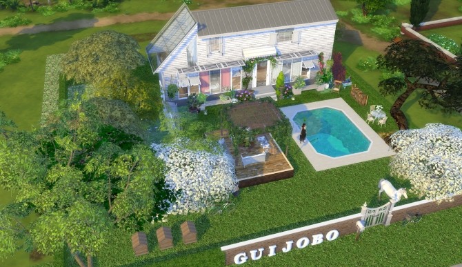 Sims 4 LOVE TINY HOUSE at Guijobo