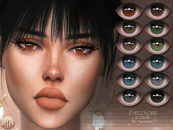 Sims 4 Eyecolors BES13 by busra tr at TSR