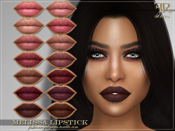 Sims 4 FRS Melissa Lipstick by FashionRoyaltySims at TSR