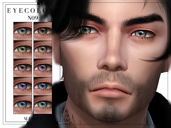 Sims 4 Eyecolors N09 by Merci at TSR