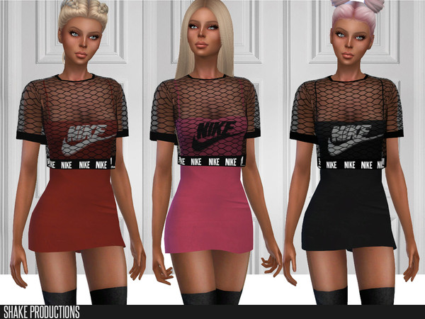 Sims 4 234 Sport Dress by ShakeProductions at TSR