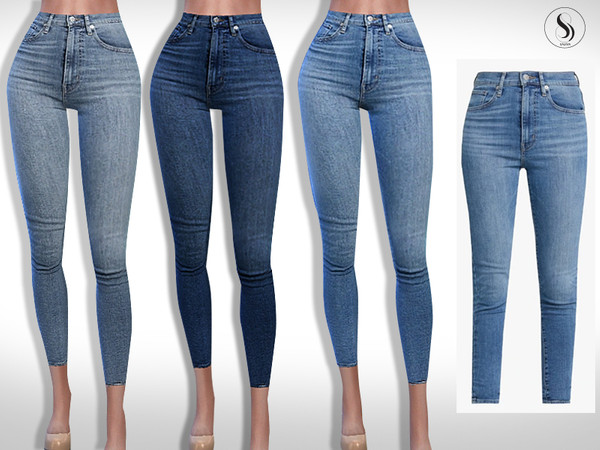 Sims 4 Mile High Super Skinny Jeans by Saliwa at TSR