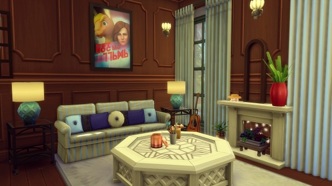 Sims 4 Painted Lady house by Angerouge at Studio Sims Creation