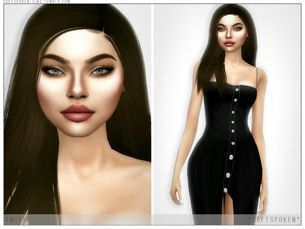 Sims 4 Amelia by Softspoken at TSR