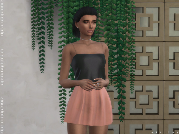 Sims 4 Gia Top by Christopher067 at TSR