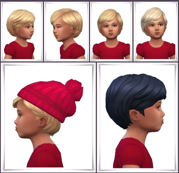 Sims 4 MidSwept Toddler Hair at Birksches Sims Blog
