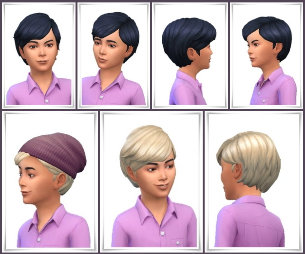 Sims 4 MidSwept Kids Hair at Birksches Sims Blog