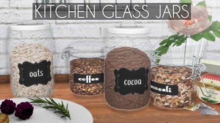Kitchen Glass Jars at Descargas Sims