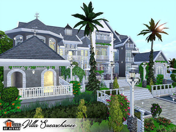 Sims 4 Villa Sueaschanee by autaki at TSR