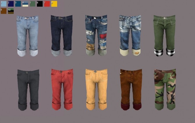 Sims 4 Roll Up Pants at Weile