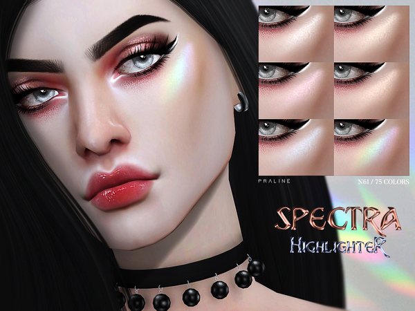 Sims 4 Spectra Highlighter N61 by Pralinesims at TSR
