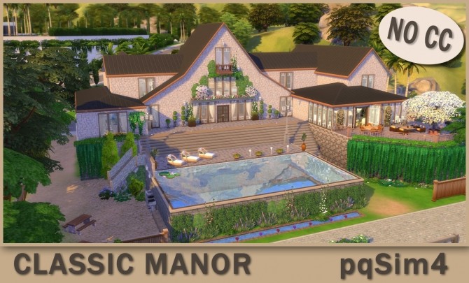 Sims 4 Cozy Manor at pqSims4