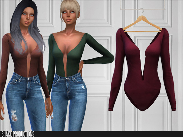 Sims 4 233 Bodysuit by ShakeProductions at TSR