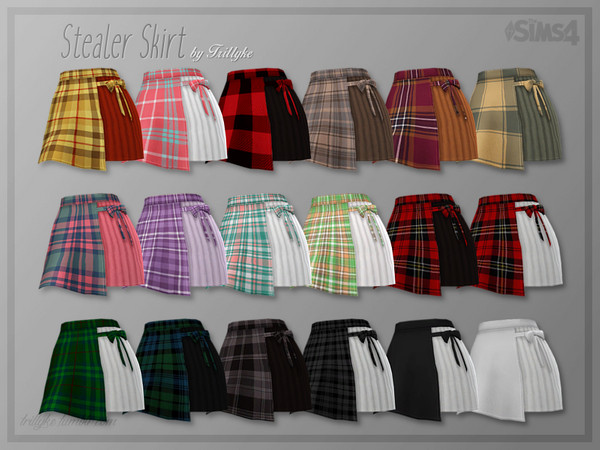 Sims 4 Stealer Skirt by Trillyke at TSR
