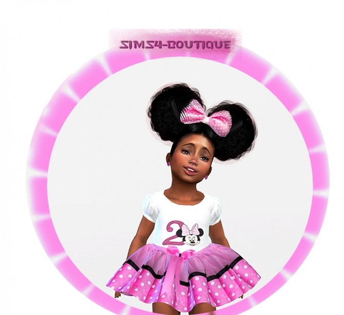 Sims 4 Birthday dresses for Toddler Girls at Sims4 Boutique