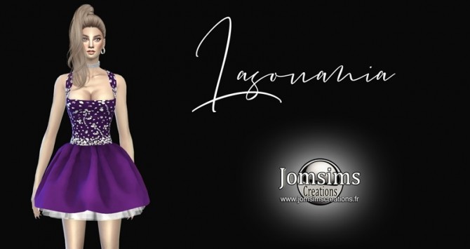 Sims 4 lasouania  dress at Jomsims Creations