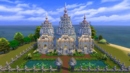 Nakara Temple ver.II Cambodian style roofs by Oo_NURSE_oO at Mod The Sims