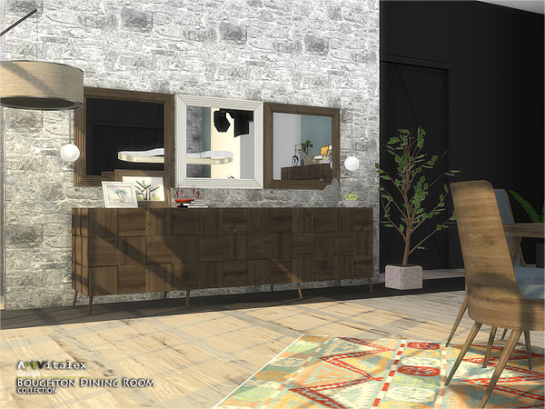 Sims 4 Boughton Dining Room by ArtVitalex at TSR