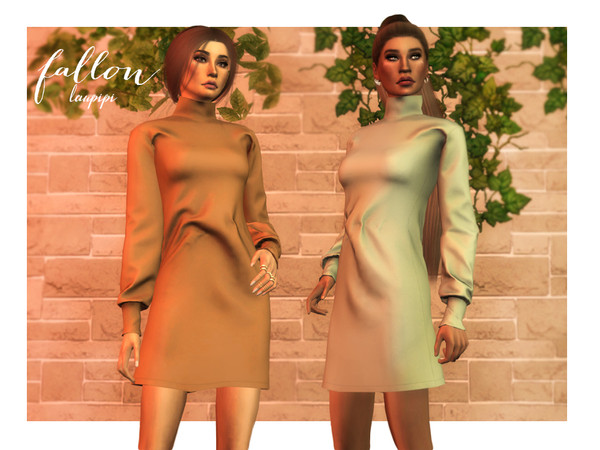 Sims 4 Fallon short dress by laupipi at TSR