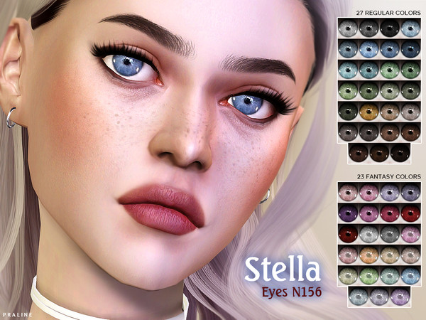 Sims 4 Stella Eyes N156 by Pralinesims at TSR