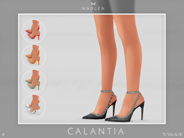 Sims 4 Madlen Calantia Shoes by MJ95 at TSR