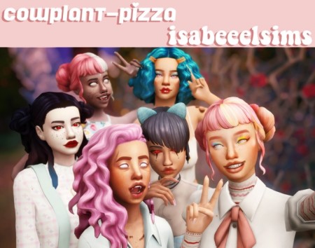 6 pastel vampire queens at cowplant-pizza
