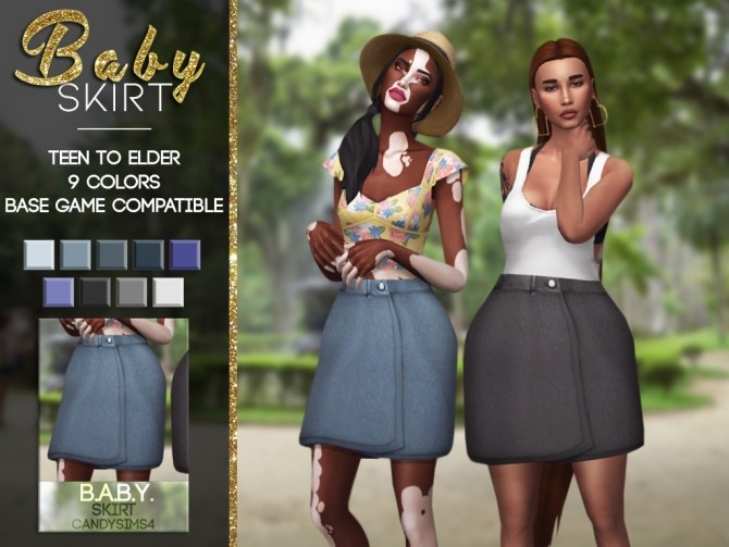 Sims 4 Baby skirt at Candy Sims 4