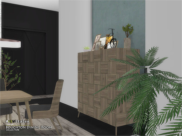 Sims 4 Boughton Dining Room by ArtVitalex at TSR