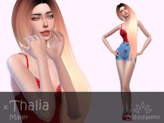 Sims 4 Thalia Maier at OhNoNeeko