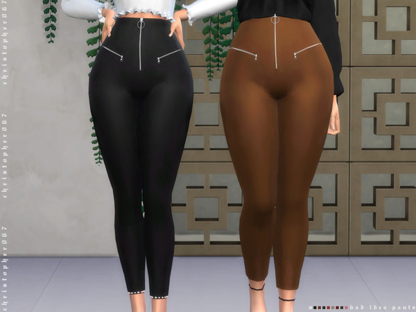 Sims 4 Bad Idea Pants by Christopher067 at TSR