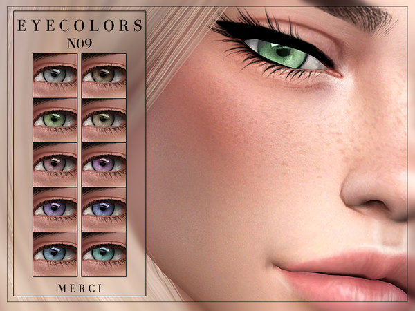Sims 4 Eyecolors N09 by Merci at TSR