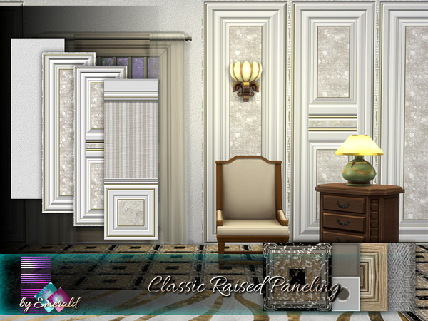 Sims 4 Classic Raised Paneling by emerald at TSR