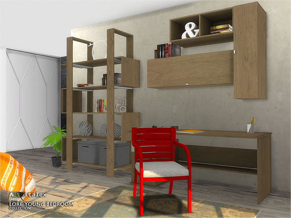 Sims 4 Lore Young Bedroom by ArtVitalex at TSR